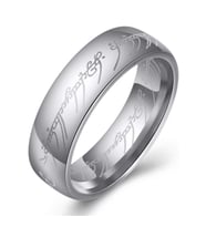 Lord of The Rings Gümüş Rengi Yüzük Kolye