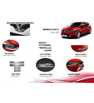 Clio 4 Krom Aksesuar Set 6 Takım 17 Parça (Metal)
