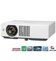 Panasonic PT-VMZ72 7000 ANSI lumen 1920x1200 Çözünürlük 5 Milyon Kontrast 4K Görüntü Desteği Yeni Nesil Lazer Projeksiyon Cihazı (Doğal Beyaz)