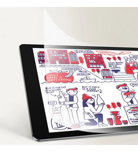 ALLY iPad Air 20202022 10.9 Paper Like Film Darbe Emici Pet Ekran Koruyucu-(5775) - HPSBYI4965-9181