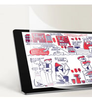 ALLY iPad Air 20202022 10.9 Paper Like Film Darbe Emici Pet Ekran Koruyucu-(5775) - HPSBYI4965-9181