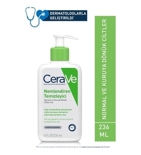 Cerave Nemlendiren Temizleyici Normalden Kuruya Dönük Cilt 236 Ml