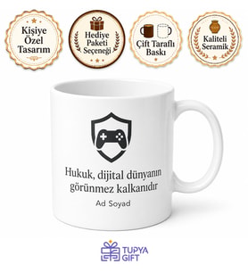 Oyun Hukuku Uzmanı Geliştiricilerin Hukuki Kalkanı Kahve Kupası Hediye Bardak