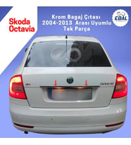 Skoda Octavia A5 Krom Bagaj Çıtası 2004-2013 P. Çelik