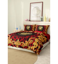 Çift Kişilik Nevresim Takımı Pamuklu Saten Kumaş 6 Parça 3D Dijital Baskı Duvet Cover Set Model.