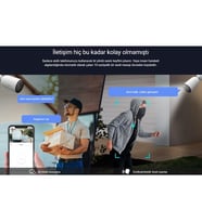 EZVIZ 2MP Bullet 2.8mm Wıfı Kablosuz IP Kamera Bataryalı CS-CB3/SP