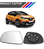 Otozet - Renault Captur Sol Dış Ayna Camı Sürücü Tarafı Asferik Isıtmalı 963669996R