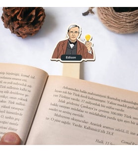 Edison Esprili Çubuk Kitap Ayracı