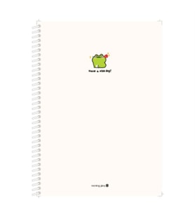 Morning Glory 1200 Çizgili Defter 25,2x17,8 cm Krem 10230-88600
