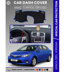 TOYOTA AVENSIS T27 (2009-2018) Torpido Örtüsü Ön Göğüs Koruma Tam Uyum Çatlamayı Önler