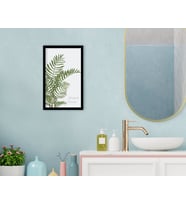BK Home Banyo Dekoratif Ahşap Siyah Çerçeveli Tablo-11