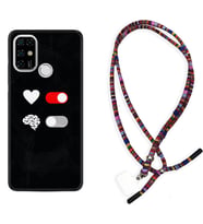 Casper E30 F20 X20 Kılıf Boyun Asklı Rasta Silikon Love Brain 1722
