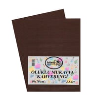 Kahverengi Oluklu Mukavva 50x70 2 Adet Artlantis Oluklu Mukavva Kahve Renkli 50*70 2 Adet
