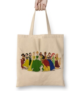 Disney Princesses Are Humans After All 01 Bez Çanta Uzun Saplı