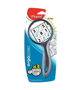 Maped Ergologic Büyüteç x3 75mm Gri 039300