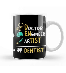 Doctor Engineer Artist Dentist 0128 Kupa Bardak Porselen