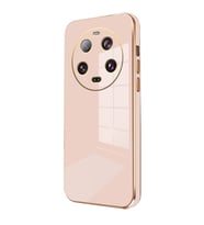 Mi 14 Kılıf Volet Silikon - Pembe