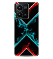 Vivo Y22 Kılıf Silikon Desen Özel Seri Smoke 1728