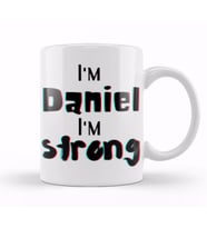 Daniel Name Personalized Custom Design Gift Baby Gift For Him Kupa Bardak Porselen