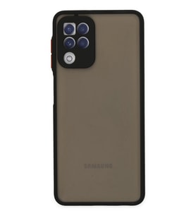 Galaxy A22 Kılıf Montreal Silikon Kapak - Siyah