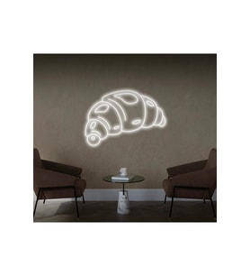 Kruvasan Şekilli Neon Tabela