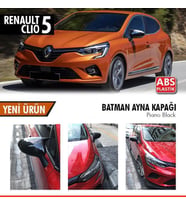 Renault Clio 5 Yarasa Ayna Kapağı Batman Parlak Siyah Piano Black