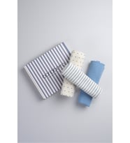 3 Adet Çok Amaçlı Müslin Örtü & Battaniye 2 Katlı %100 Pamuk Xl Boy 100 X 8