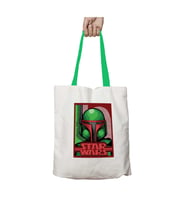 Yeşil Kulplu Bobba Fett Bounty Hunter Star Wars Yıkanabilir Omuz Çanta