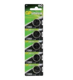 Gp Cr2025 3 V Lityum 5'li Para Pil