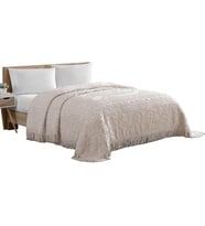 Home Fashions Madalyon Şönil Yatak Örtüsü, Queen Size, Blush