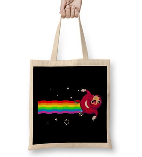 Do You Know De Way Nyan Cat Bez Çanta Uzun Saplı