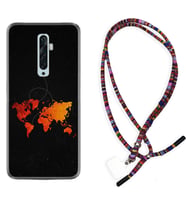 Oppo Reno 2Z 4 Lite 4 Pro 5 6 7 A31 Kılıf Boyun Asklı Rasta Silikon İz Bırakan Uçak 1778
