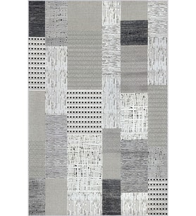 Eliana Home Baskılı, Yıkanabilir Kaymaz Taban Salon Halısı LNA0756 100x150 cm (Gri)