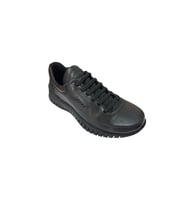 Mammamia D24ka-3095 - B Kadın Hakiki Deri Bağcıklı Casual Ayakkabı (Siyah)