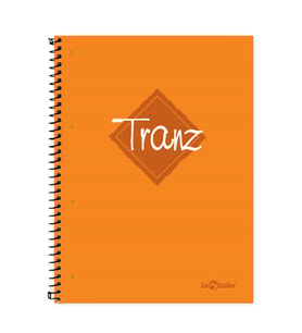 A5 Defter Çizgili 200 syf Turuncu Tranz