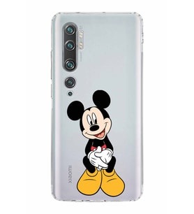 Xiaomi  Mi Note 10  Kamera Korumalı Kapak Mickey Mouse Tasarımlı Şeffaf  Kılıf