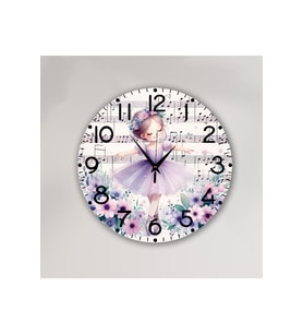 bilge Tasarım Çocuk Odası Duvar Saati 30 x 30 CM (Karışık)