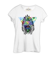 Sitting Cat - Kedi Beyaz Kadın Tshirt