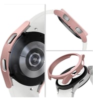 Huawei Watch 4 Pro ile Uyumlu Önü Açık Çerceve Pc Wafture Silikon Kılıf Koruma Watch 4 Pro ile Uyumlu Gard Çerçeve