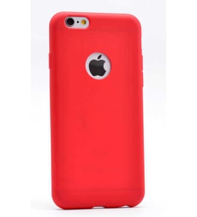 Apple iPhone 6 Uyumlu Kılıf Zore Premier Silikon Kapak (Kırmızı)