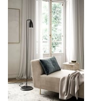 RİOLİGHT RETRO,RUSTİK,MODERN,VİNTAGE 1XE27 SİYAH MAFSALLI HAREKETLİ BAŞLIK LAMBADER KÖŞE LAMBASI