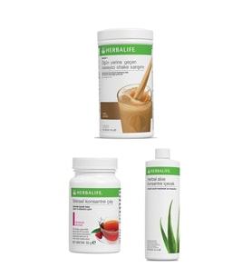 Ekonomik Set / Fındık Shake 550 Gr. - Aloe 473 Ml.. - Ahududu Çay 50 Gr