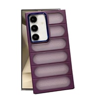 Samsung Galaxy S24 Kılıf Airmax Silikon Kapak - Derin Mor