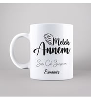 Melek Annem Baskılı Kupa Kişiye Özel