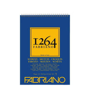 Fabriano 1264 Sketch Paper Eskiz Defteri 90 gr A5 60 yp Üstten Spiralli 