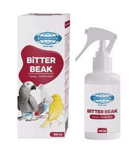 Kuş Tüy Yolma Önleyici Antikanibal Acı Sprey 100 ml Bitter Beak