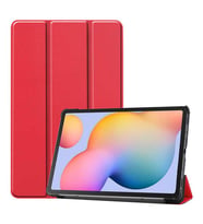Fuchsia iPad Pro 12.9 2020 ile Uyumlu  Smart Cover Standlı 1-1 Kılıf (Kırmızı)