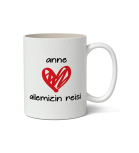 Anne Ailemizin Reisi Tasarımlı Kupa Bardak Baskılı Kahve Kupa Bardak