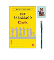 Körlük - Jose Saramago - Kırmızı Kedi - Büro Mavi Tükenmez Kalem (Renksiz)