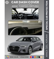 AUDİ A3 (2020+) Torpido Örtüsü Ön Göğüs Koruma Torpido Koruma Araca Özel Kaymaz Kolay Montaj